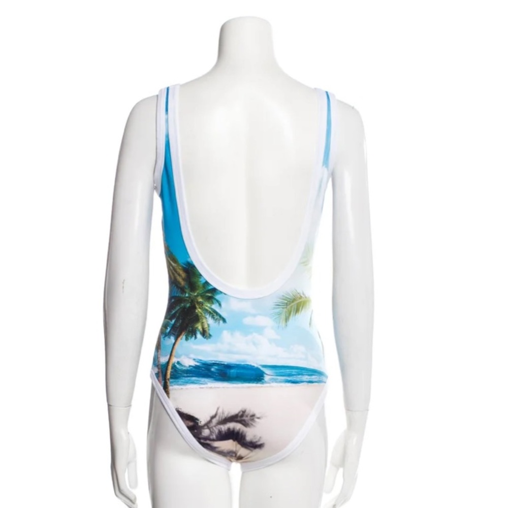Balmain Tropical Print Swimsuit - Picture 3 of 5